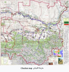 خرائط القوقاز والشيشان_1